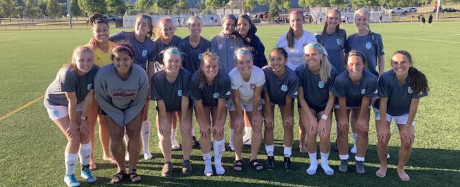 Women on Soccer Field