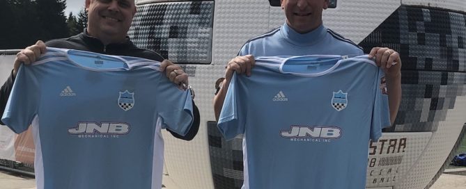 Vancouver Victory partner with JNB Mechanical Inc. as Primary Jersey Sponsor and NW Soccer Locker as Secondary Jersey Sponsor